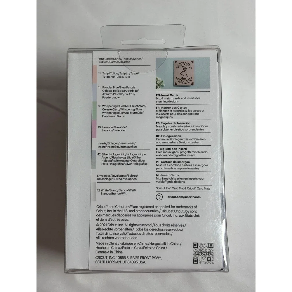 Cricut Joy Insert Cards Foil Transfer Cutaway Cards Bundle R10 4.25x5.5 5 Packs